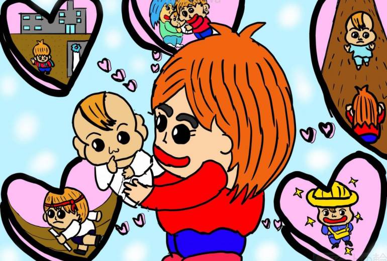 ハート　母の愛情