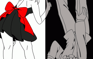 スペード　陰陽　(光と影) - 【イベント】Challenged Artist Project【2025】 