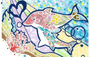 ハート　ハートのドルフィンリング - 【イベント】Challenged Artist Project【2025】 