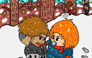 クラブ　雪の中の一幕 - 【イベント】Challenged Artist Project【2025】 