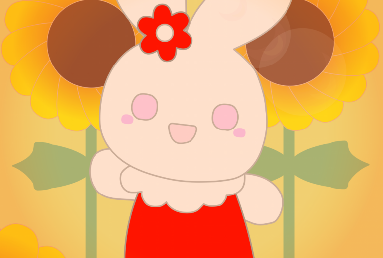 きれいなお花に囲まれてうれしい