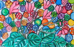 シクラメンとクリスマスの飾り - satti 