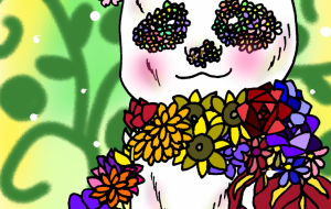 flower panda - ましゅまろまかろん