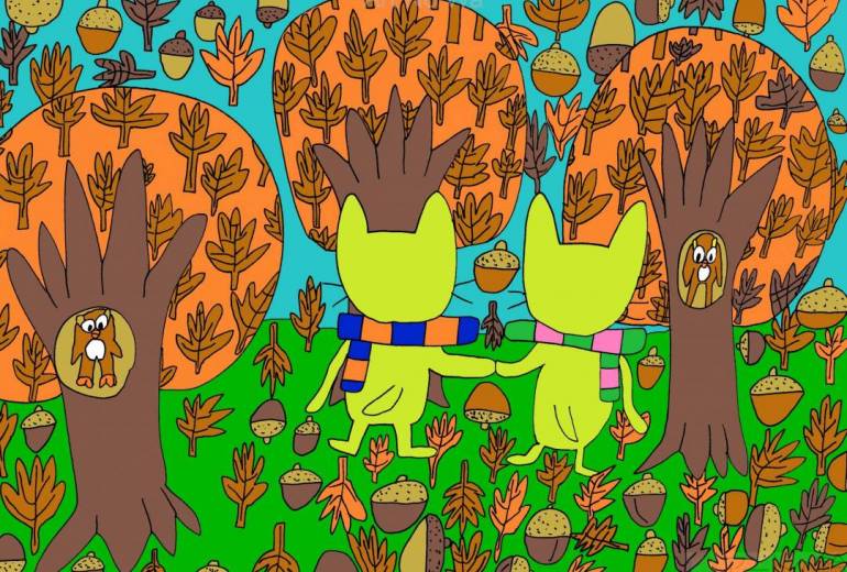 ハート　もみじがり