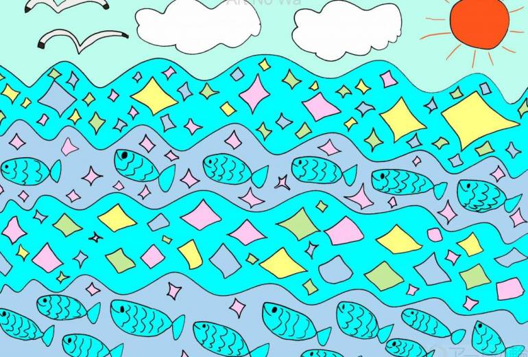 ダイヤ　キラキラの海