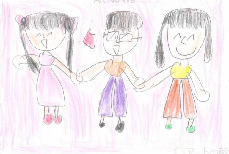 ハート　しあわせなかぞく