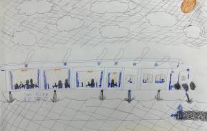 八戸港・白夜の屋形船 - DE‐10・777号機 