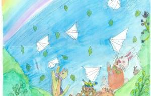 メルヘン紙飛行機と動物音楽隊 - 中野けい子 