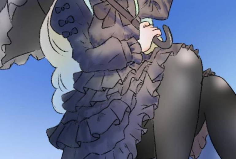 ゴスロリの女の子