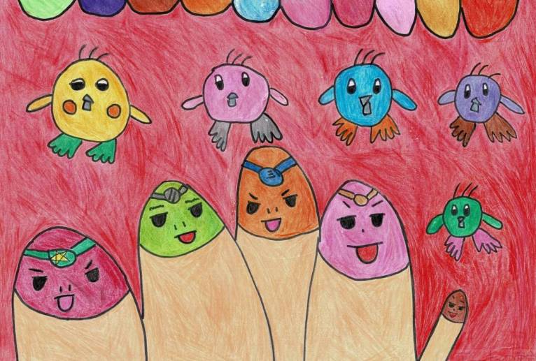 指たちと小鳥 - 中島拓哉 