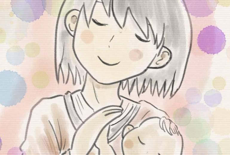 ハート　母と子