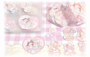 自作キラキラシール - 安岡ひろ 