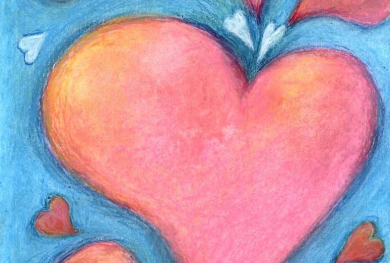 ハート　踊るハートたち