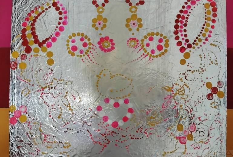 ハート　可愛いハートに可愛いひよこ