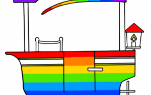 スペード　きらきら虹の帆船 - 【イベント】Challenged Artist Project【2025】 