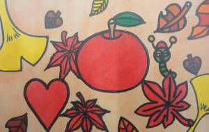 ハート　りんご - 【イベント】Challenged Artist Project【2025】 