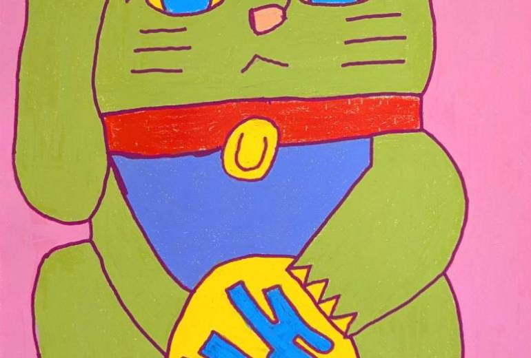 ダイヤ マネキネコ(緑)