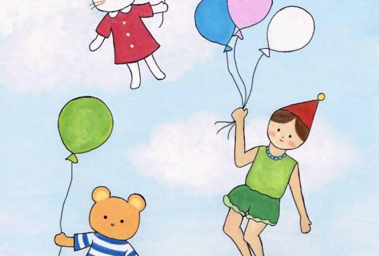 ハート　ふうせん