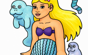 ダイヤ　人魚姫と海の仲間　希望に向かって - 【イベント】Challenged Artist Project【2025】 