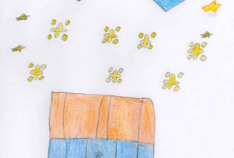 ダイヤ　宝箱と星のコラボレーション