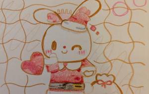 クリスマスでサンタさんのうさぎ - うさぎ番長 