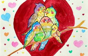 ハート　親子の愛 - 【イベント】Challenged Artist Project【2025】 