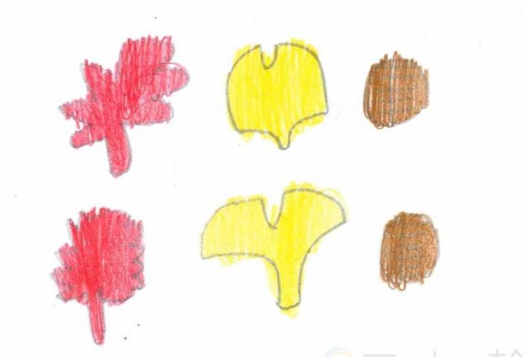 ハート　秋らしく