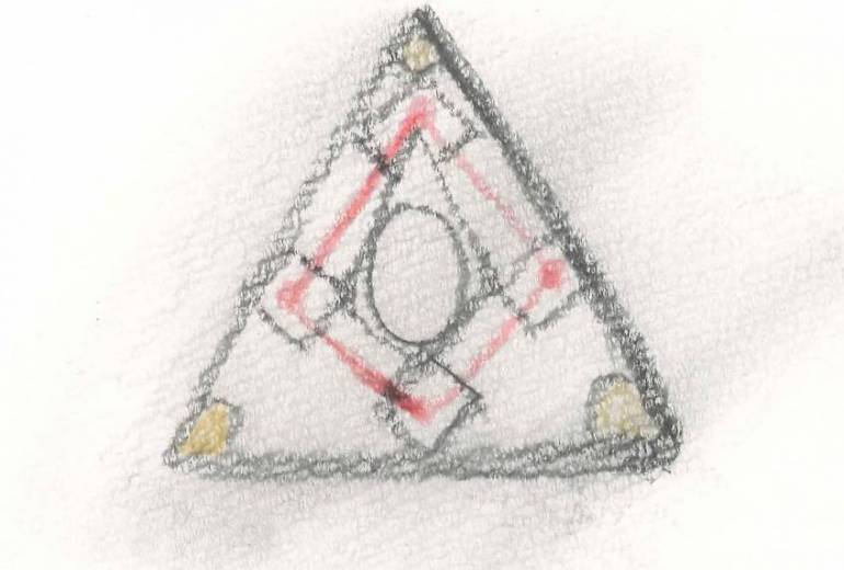 ダイヤ　囲われた育みの根