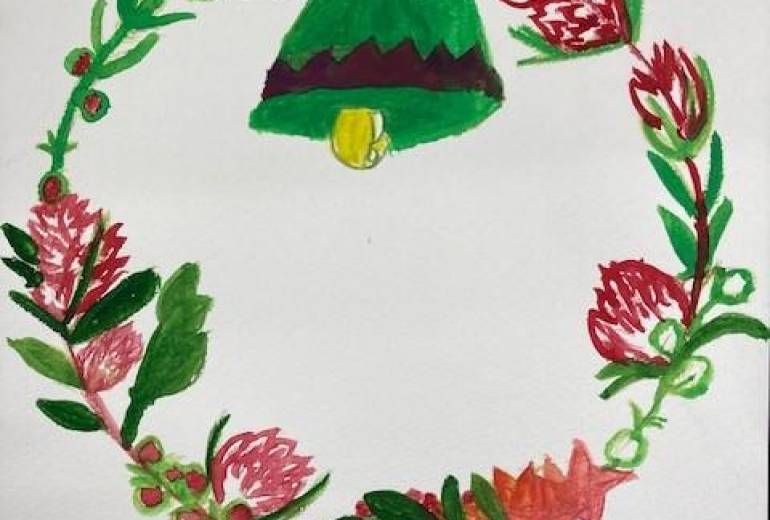 ハート　秋植物のぬくもり