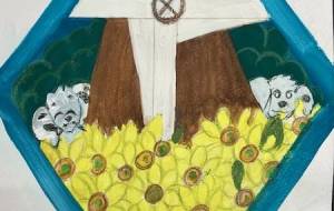 ダイヤ　夏のひまわりと風車 - 【イベント】Challenged Artist Project【2025】 