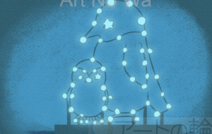 親子ペンギンのイルミネーション - はなもも 