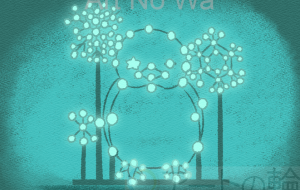 ペンギンと雪のイルミネーション - はなもも 