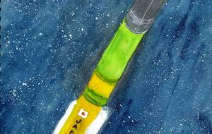 H3ロケット発射 - 春木真弓 