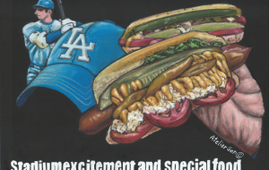 Stadium excitement and special food - Atelier gen 