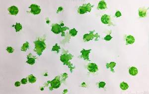 グリンピースの抽象 - つし