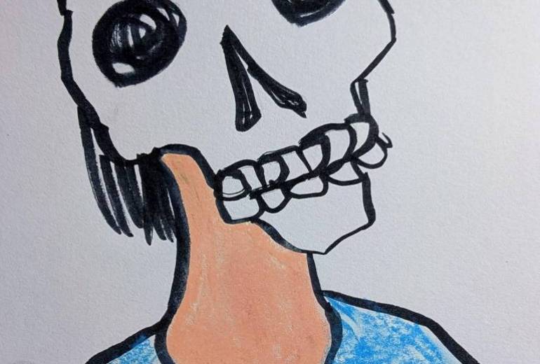 人はいつか骸骨になる