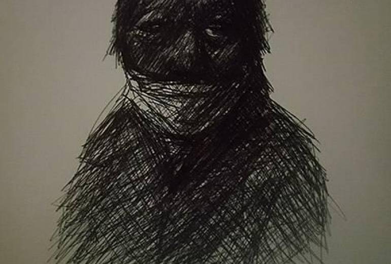 マスク姿の母さん