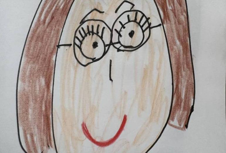 初描きしました女の子描きました