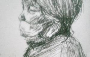 最愛の母（母さん見てくれ僕を！家族（弟）をささえてる、アートの仕事で僕は生きてる！見てくれ母さん！！） - 真鍋哲地 