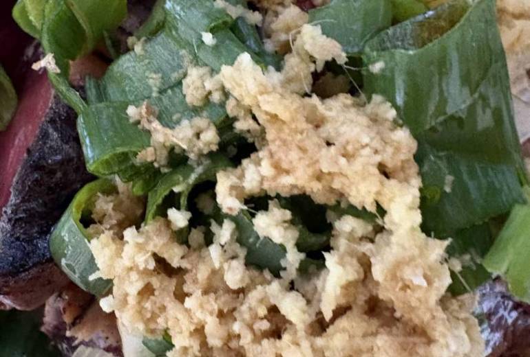 大型サイズカツオたたき捌きました