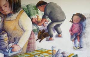 すちゃんは、まほうの耳　7場面　(絵本) - 伊藤無垢 