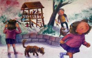 すうちゃんは、まほうの耳　6場面　(絵本) - 伊藤無垢 