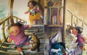 すうちゃんは、まほうの耳　4場面　(絵本) - 伊藤無垢 