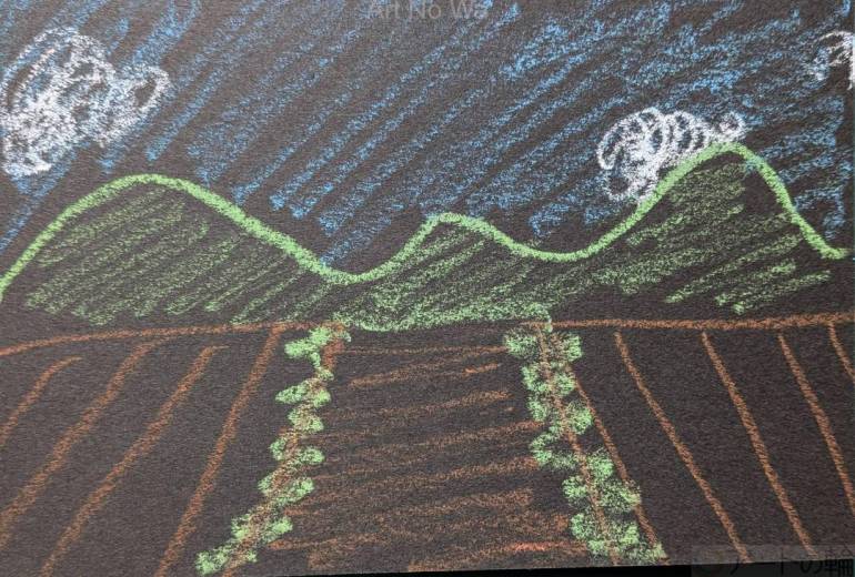 絵日記のような風景