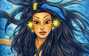 人魚 - 白と黒を和える 