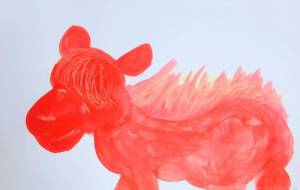 筆で馬を！ - naomi 