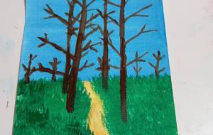 冬の木立 - 金谷茜 