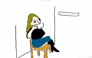 コーヒーを飲む女 - 高瀬文章 