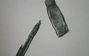 絵画くん、（貧困層のかた、悲しき子ども達、苦しみの老人、沢山の人達、僕は描きたいです！！この世界は苦しみ、ばかりではないよ！！！）） - 真鍋哲地 