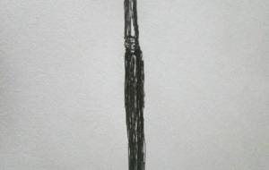 アナログアート制作用 筆（精神的貧困層のひとたちのひとみ）） - 真鍋哲地 